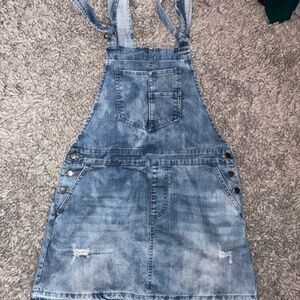 DENIM OVERALL DRESS